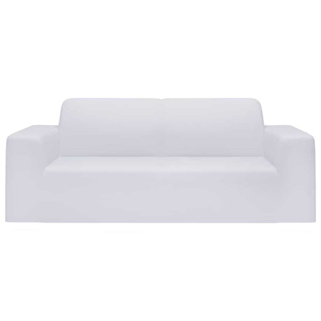 Vidaxl Pinzitsbankhoes Stretch Polyester -Trikotie weiß