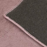 Vidaxl Teppich 180x270 cm künstlicher Kaninchenfell altrosa