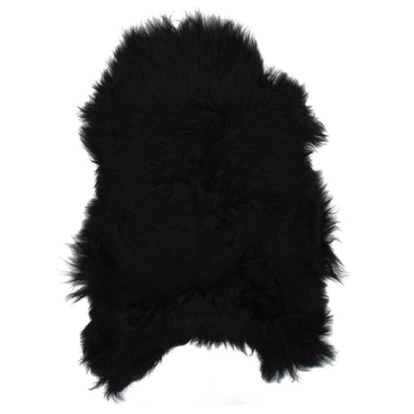 Vidaxl Stuhl Cover Icelander Schafe Leder 70x110 cm Schwarz
