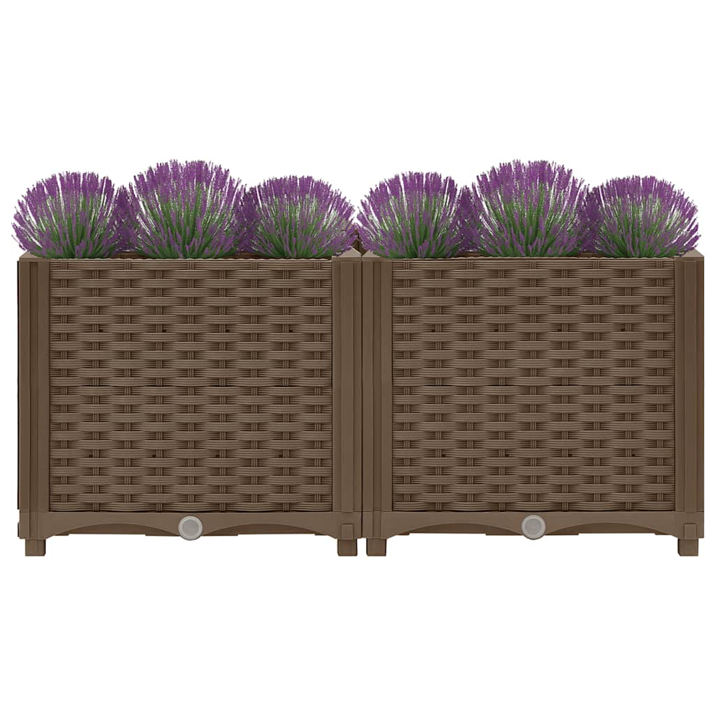 VIDAXL -Pflanzer Insert 80x40x38 cm Polypropylen