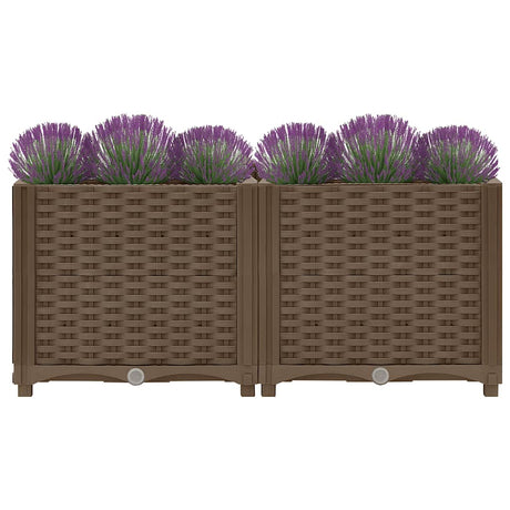 VIDAXL -Pflanzer Insert 80x40x38 cm Polypropylen