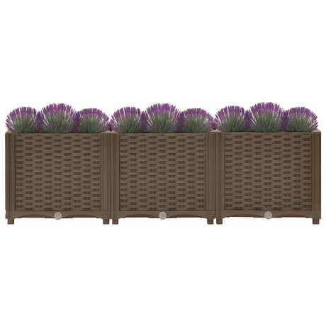 VIDAXL -Pflanzer erhöhte 120 x 40 x 38 cm Polypropylen