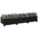 VIDAXL -Pflanzer erhöhte 120 x 40 x 23 cm Polypropylen