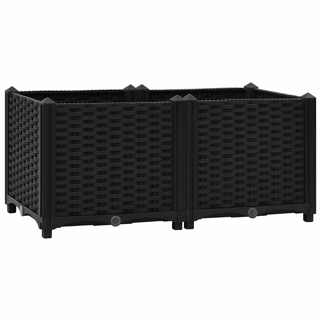 VIDAXL -Pflanzer Insert 80x40x38 cm Polypropylen