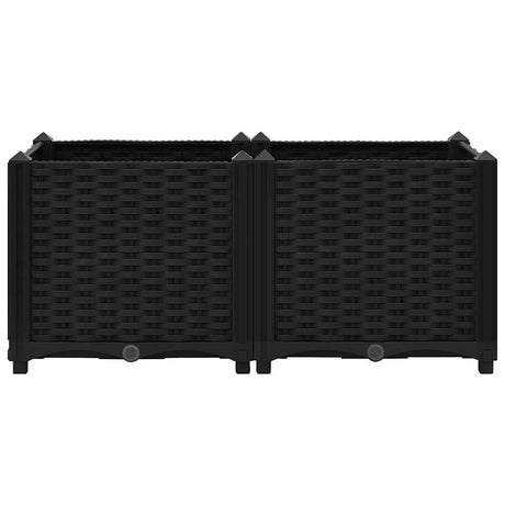 Vidaxx Hochbeet 80x40x38 cm Polypropylen
