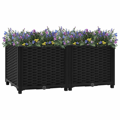 VIDAXL -Pflanzer Insert 80x40x38 cm Polypropylen