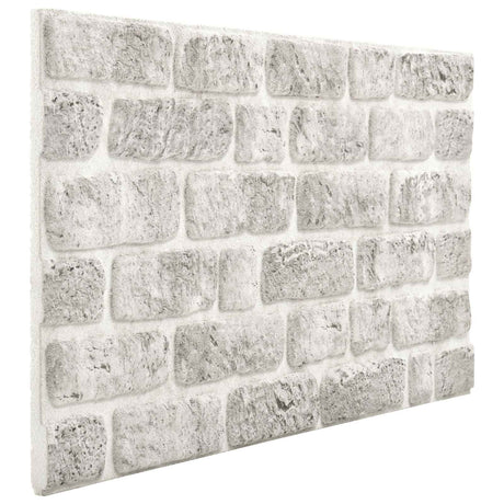 Vidaxl wandpanelen 10 st 100 x 50 cm lichtgrijs eps-schuim