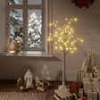 Vidaxl kerstboom wilg met 128 warmwitte led's binnen en buiten 1,2 m