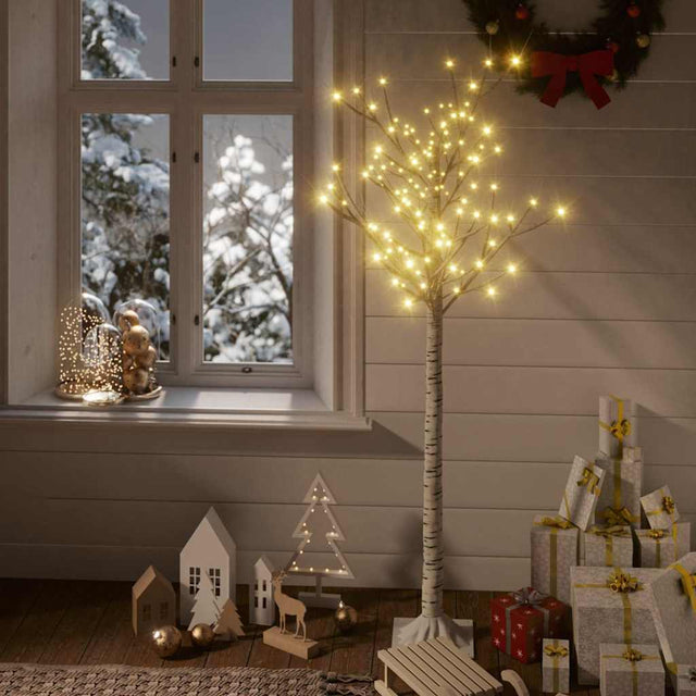 Vidaxl kerstboom wilg met 156 warmwitte led's binnen en buiten 1,5 m