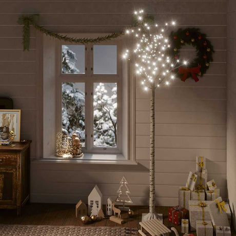 Vidaxl kerstboom wilg met 220 koudwitte led's binnen en buiten 2,2 m