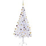 VIDAXL KUNSTKERSTBOOM mit Beleuchtung und Weihnachtsbällen 620 Zweige 180 cm