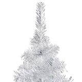 Vidaxl Kunstkerstboom mit Beleuchtung und Weihnachtskugeln 240 cm Haustier Silber
