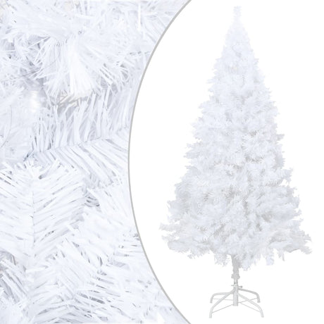 Vidaxl Kunstkerstboom mit Beleuchtung und Weihnachtsbällen 240 cm Weiß