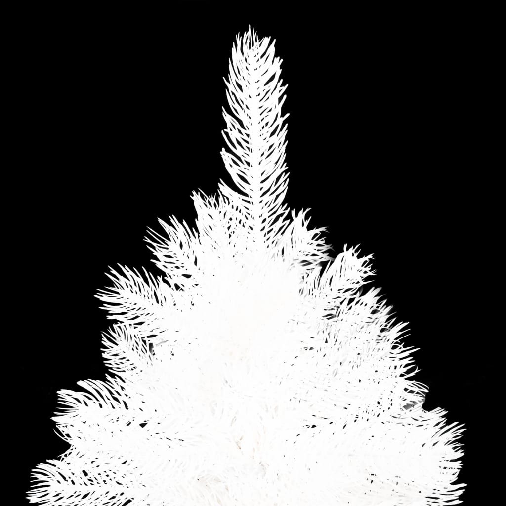 Vidaxl Kunstkerstboom mit Beleuchtung und Weihnachtsbällen 180 cm Weiß