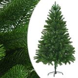 Vidaxl Kunstkerstboom mit Beleuchtung und Weihnachtsbällen 210 cm Grün