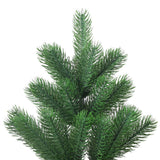 Vidaxl Kunstkerstboom Nordmann mit LEDs und Weihnachtsbällen 210 cm Grün