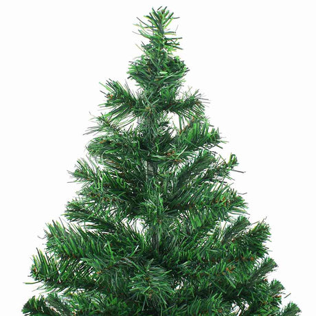 VIDAXL KUNSTKERSTBOOM mit Beleuchtung und Weihnachtsbällen 380 Zweige 150 cm