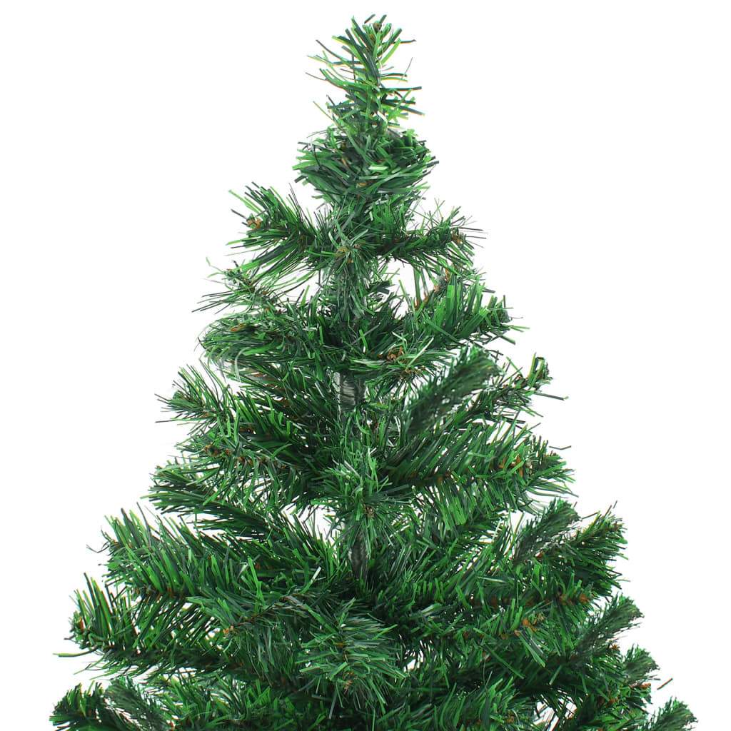 VIDAXL KUNSTKERSTBOOM mit Beleuchtung und Weihnachtsbällen 546 Zweige 180 cm