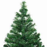 VIDAXL KUNSTKERSTBOOM mit Beleuchtung und Weihnachtsbällen 546 Zweige 180 cm