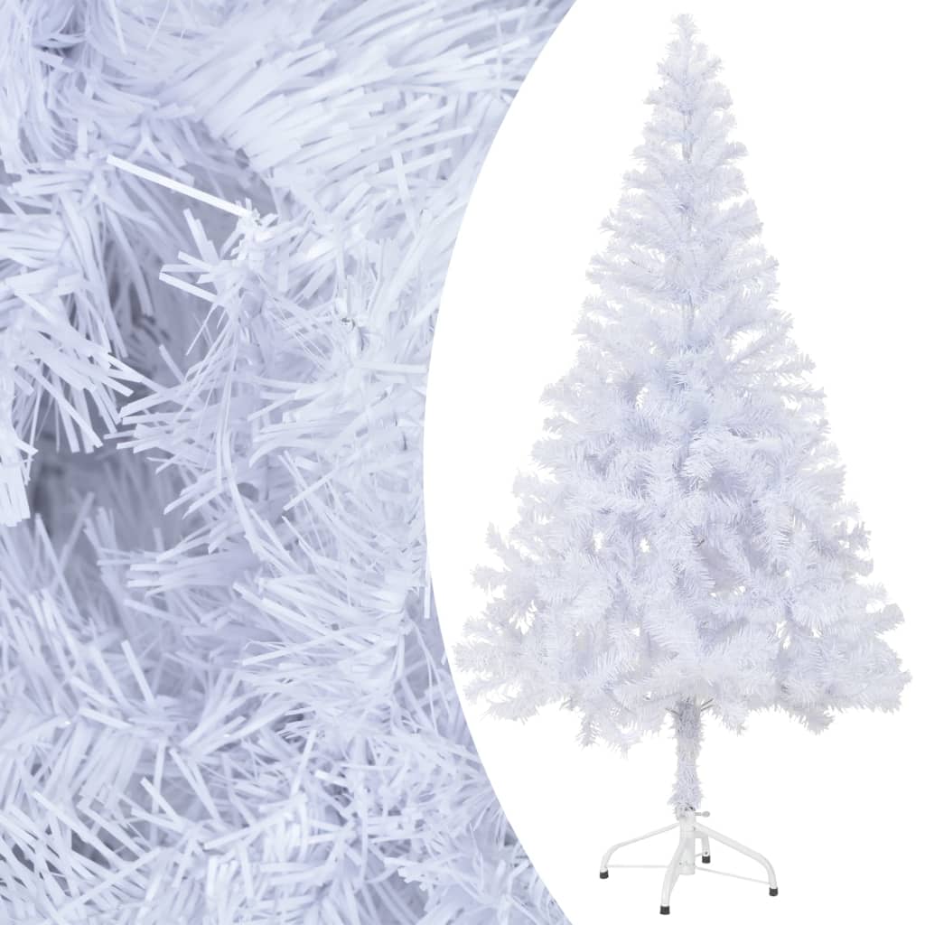 Vidaxl Kunstkerstboom mit Beleuchtung und Weihnachtskugeln 230 Zweige 120 cm