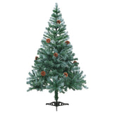 Vidaxl Kunstkerstboom mit Lichtkugeln Schneekiefer 150 cm