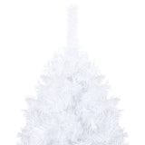 Vidaxl Kunstkerstboom mit Beleuchtung und Weihnachtsbällen 240 cm Weiß