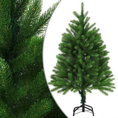 Vidaxl Kunstkerstboom mit Beleuchtung und Weihnachtsbällen 120 cm Grün