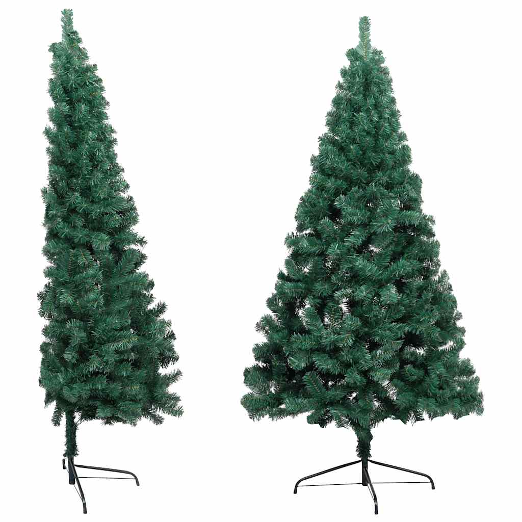 Vidaxl Kunstkerstboom mit Beleuchtung und Weihnachtsbällen bei halb 150 cm grün