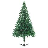 Vidaxl Kunstkerstboom mit Beleuchtung und Weihnachtskugeln 230 Zweige 120 cm