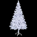 Vidaxl Kunstkerstboom mit Beleuchtung und Weihnachtskugeln 230 Zweige 120 cm