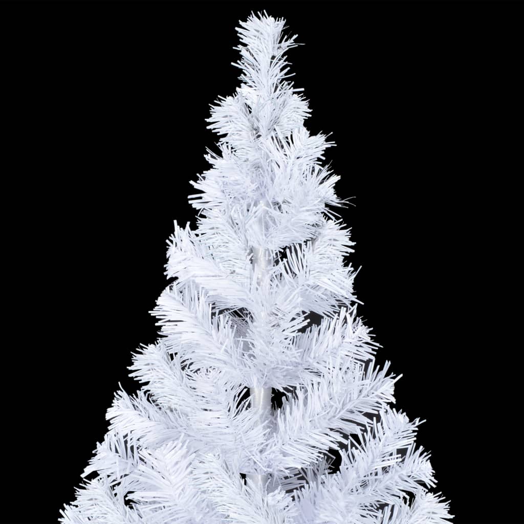 VIDAXL KUNSTKERSTBOOM mit Beleuchtung und Weihnachtskugeln 910 Zweige 210 cm