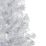 Vidaxl Kunstkerstboom mit Beleuchtung und Weihnachtsbällen 150 cm Haustier Silber