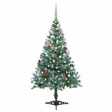 Vidaxl Kunstkerstboom mit Lichtkugeln Schneekiefer 150 cm