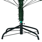 Vidaxl Kunstkerstboom mit Beleuchtung und Weihnachtskugeln 150 cm PVC Green
