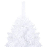 Vidaxl Kunstkerstboom mit Beleuchtung und Weihnachtskugeln 120 cm PVC Weiß