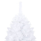 Vidaxl Kunstkerstboom mit Beleuchtung und Weihnachtsbällen 240 cm Weiß