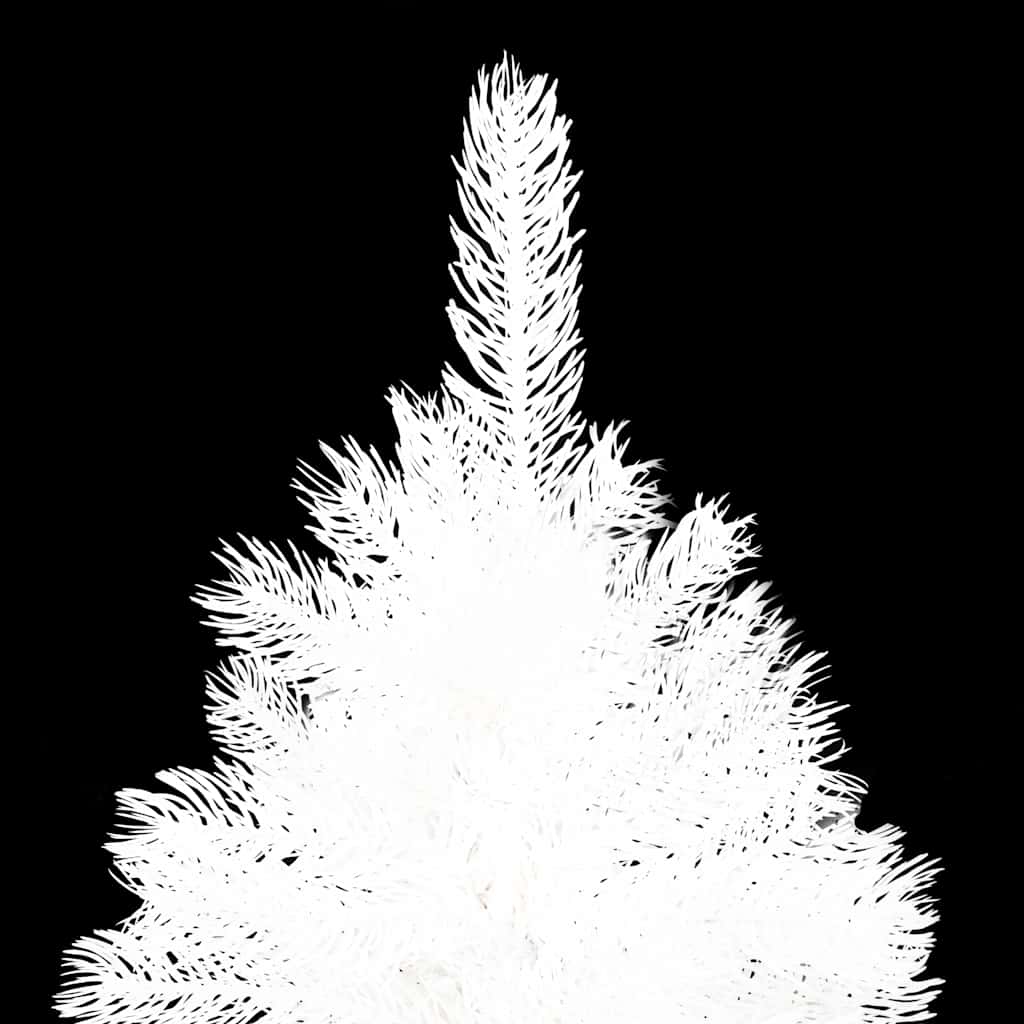 Vidaxl Kunstkerstboom mit Beleuchtung und Weihnachtsbällen 120 cm Weiß
