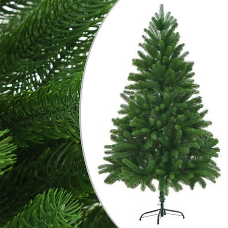 Vidaxl Kunstkerstboom mit Beleuchtung und Weihnachtsbällen 210 cm Grün