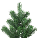 Vidaxl Kunstkerstboom Nordmann mit LEDs und Weihnachtsbällen 210 cm Grün