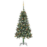 Vidaxl Kunstkerstboom mit Beleuchtung und Weihnachtsbällen 150 cm