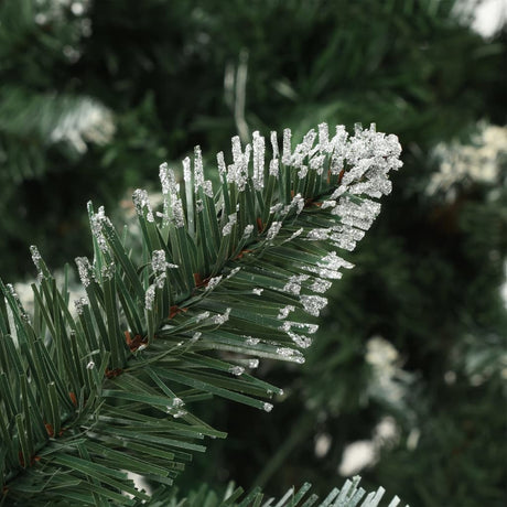 VIDAXL KUNSTKERSTBOOM mit Beleuchtung und Weihnachtsbällen 210 cm