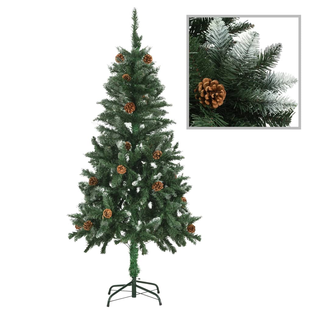 Vidaxl Kunstkerstboom mit Licht Weihnachtsbällen Dennee 180 C5