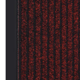 VIDAXL -Türmatte 40x60 cm rot gestreift