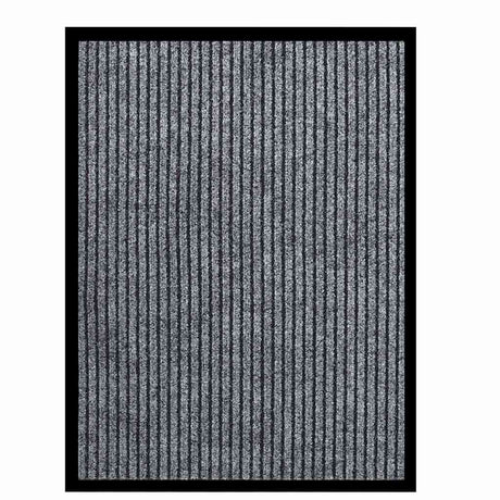 Vidaxx Fußmatte 60x80 cm gestreift grau