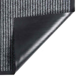 VIDAXL PORTOMAT 80x120 cm gestreiftes Grau