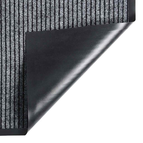 VIDAXL PORTOMAT 80x120 cm gestreiftes Grau