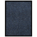 VIDAXL POORMAT 60x80 cm Streifenblau