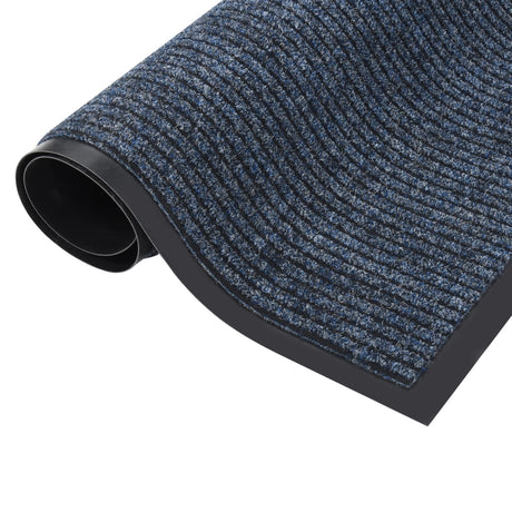 VIDAXL POORMAT 60x80 cm Streifenblau