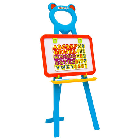 Vidaxl Kinderfaser mit Tafel und Whiteboard 2-in-1