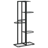 Vidaxl Blütenstandard mit 5 Schichten 43x22x98 cm Metallschwarz